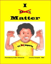 A book cover with an image of a boy holding his hands up.