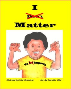 A book cover with an image of a boy holding his hands up.