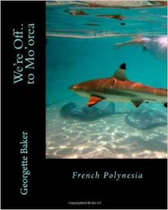 A book cover with an image of a shark in the water.