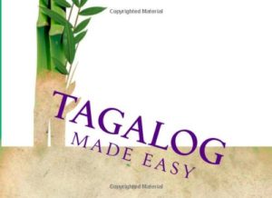 A book cover with the words " tagalog made easy ".